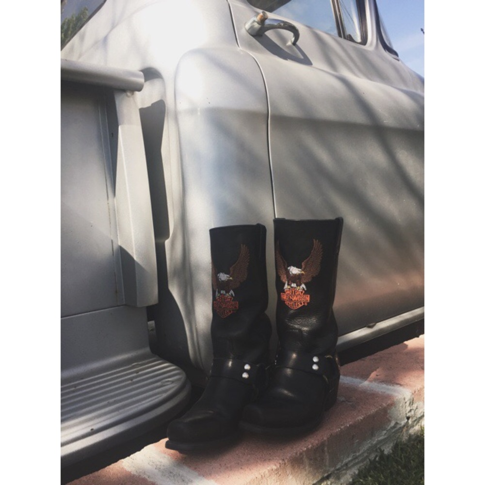 Vintage Harley Davidson women’s riding boots